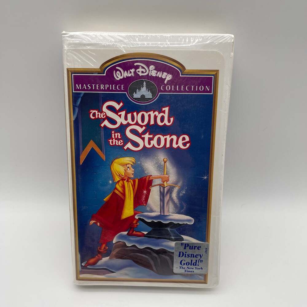 Walt Disney Masterpiece Collection: The Sword in‎ the Stone VHS Factory Sealed